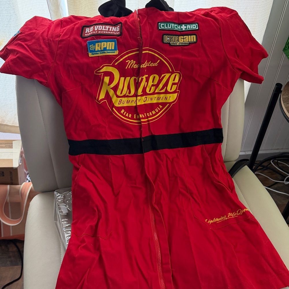 Disney Pixar Cars Lightning McQueen Costume